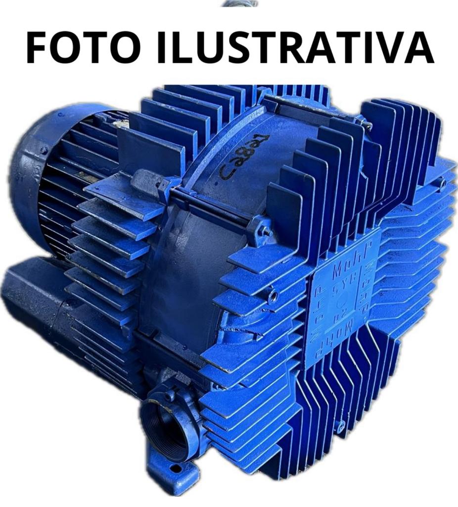 Compressor soprador Radial Vácuo 1 cv Duplo estágio C2813 Usado