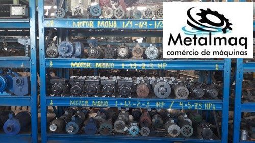 Motor elétrico 2 cv 2 hp Monofásico weg Eberle 1700 rpm 4 polos C2110