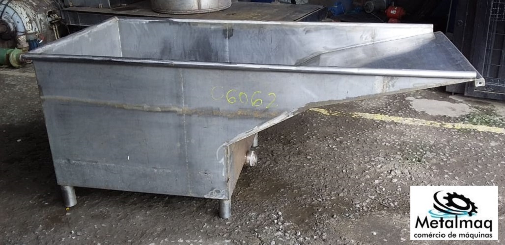 Tanque reservatório de Inox 1000 litros C6062