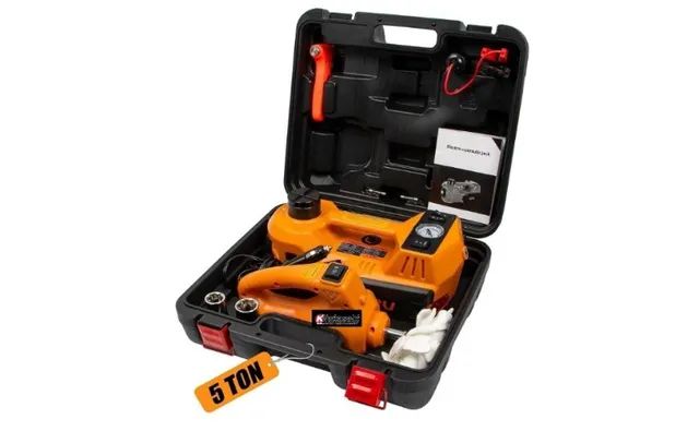 Macaco Hidráulico 5 toneladas com compressor e chave